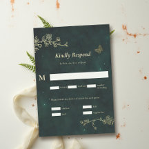 Woodland Emerald Green Magical Fairycore Wedding