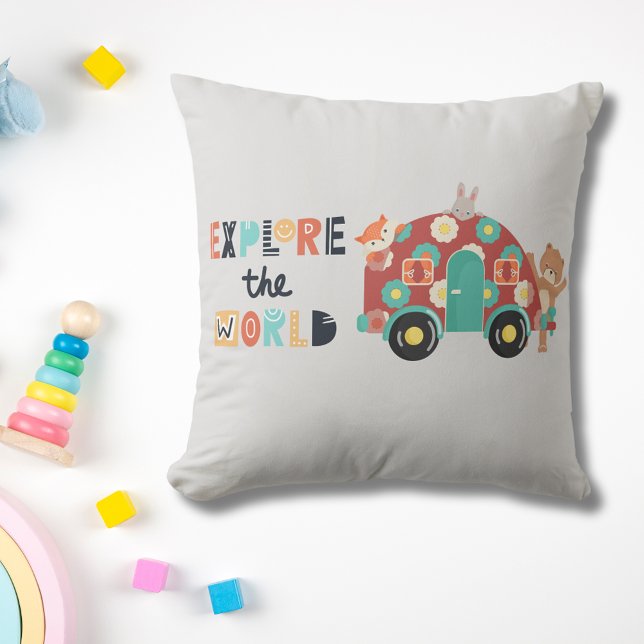 Woodland Explorers Kids  Cushion (Creator Uploaded)