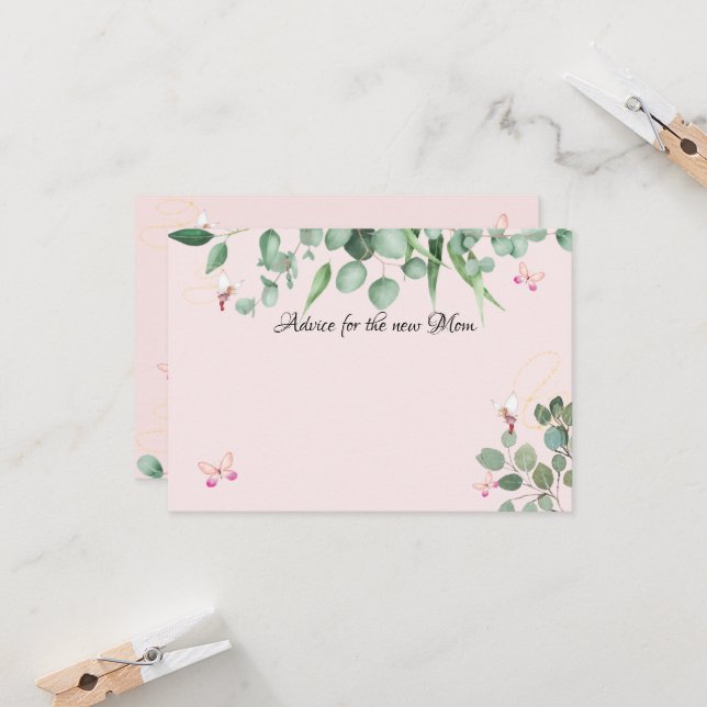 Woodland Fairy Advice Card (Front/Back In Situ)