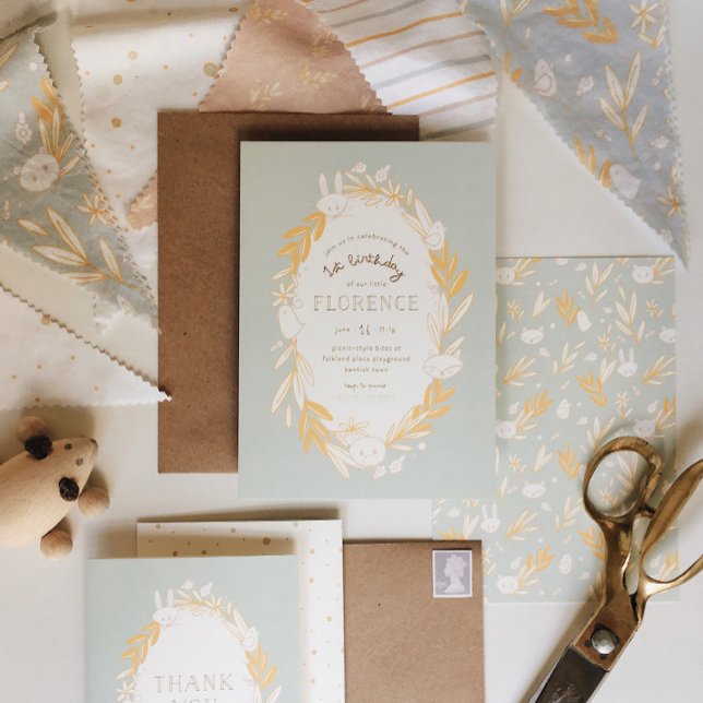 Woodland Fairytale Baby Shower Invitation (Creator Uploaded)