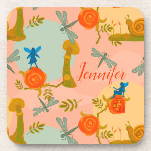 Woodland Fairytale personalised Coaster