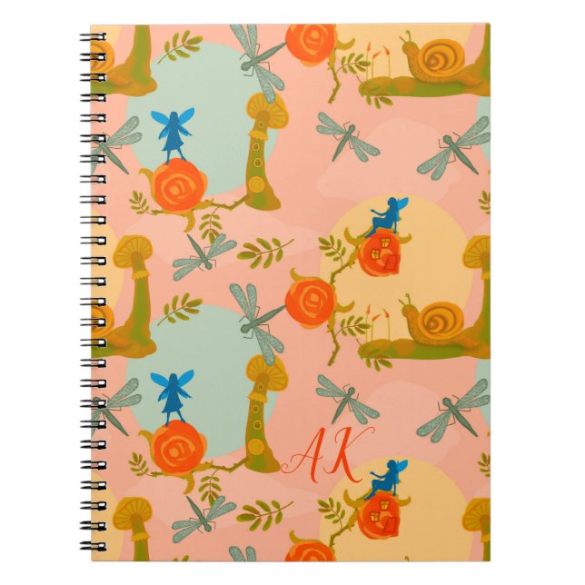 Woodland Fairytale personalised Notebook (Front)