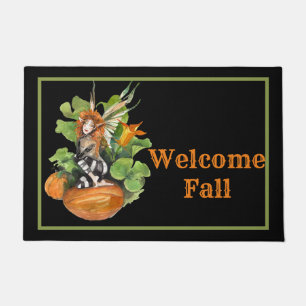 Woodland Fall Harvest Elf   Doormat