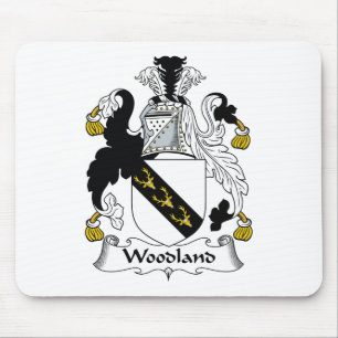 Woodland Family Crest Mouse Pad
