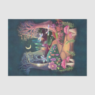 Woodland Fantasy, Nature's Magical Fairyland Tissue Paper