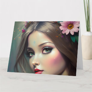 Woodland Fantasy Sprite Thank You Card