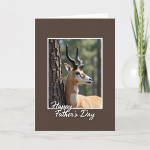 Woodland Fathers Day Animal Card