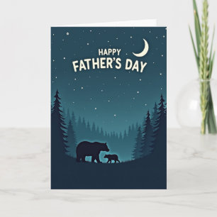 Woodland Fathers Day Art Card