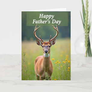 Woodland Fathers Day Deer Card