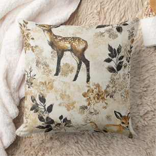 Woodland Fawn Nursery Pattern Cushion
