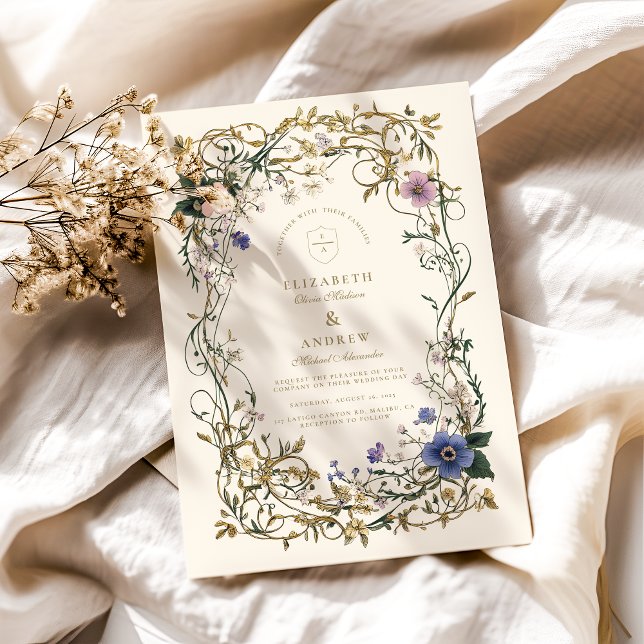 Woodland Fern Wedding Invitation (Creator Uploaded)