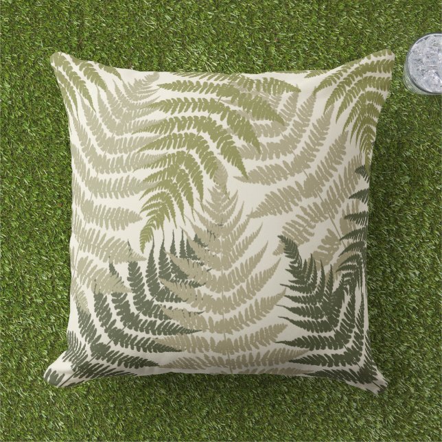 Woodland Ferns  Cushion (Grass)