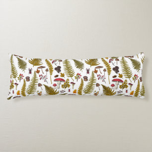 Woodland flora and fauna 2 body cushion