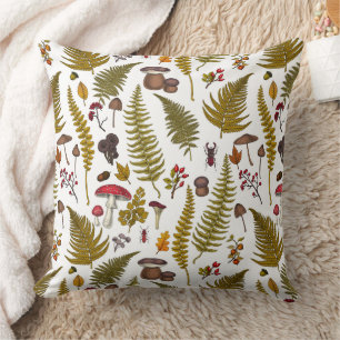 Woodland flora and fauna 2 cushion