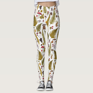 Woodland flora and fauna 2 leggings