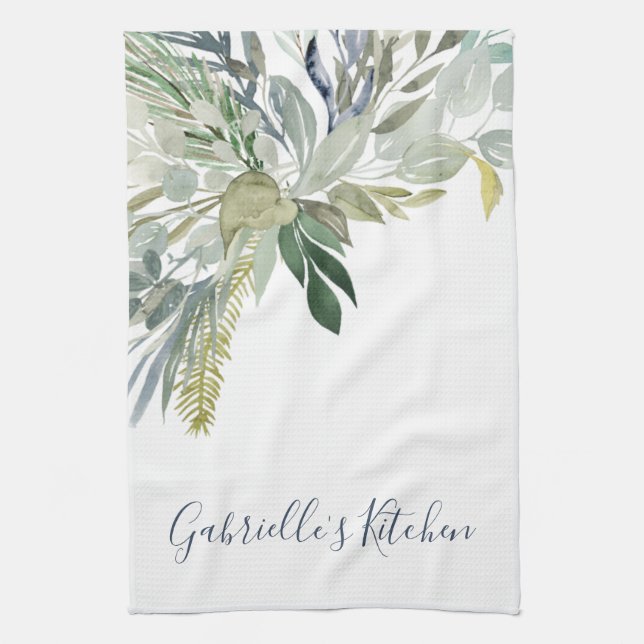 Woodland Foliage Tea Towel (Vertical)