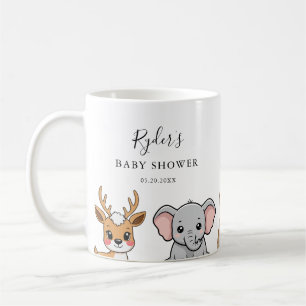 Woodland Forest Animals Baby Shower Coffee Mug