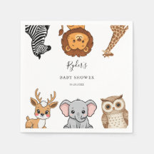 Woodland Forest Animals Baby Shower