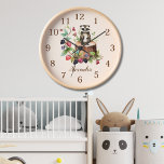 Woodland Forest Animals Clock<br><div class="desc">Bring the enchantment of the forest into your home with our Woodland Forest Animals Clock. Adorned with charming illustrations of woodland creatures amidst a lush forest backdrop, this clock adds a whimsical touch to any room in your house. Crafted with precision and attention to detail, our clock captures the playful...</div>