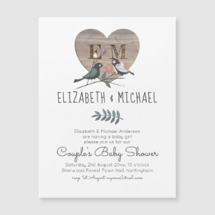 Woodland Forest Animals Couples BABY SHOWER