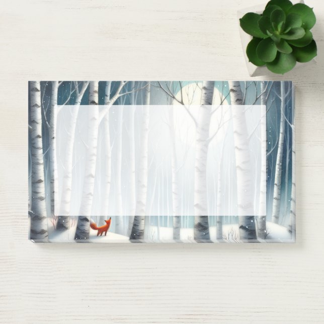 Woodland Forest Desk Sticky Notes - Post-It Notes (Office)