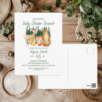 Woodland Forest Friends Baby Shower Brunch