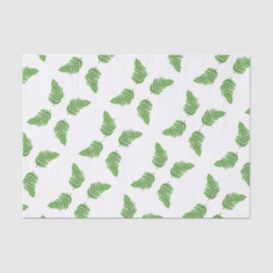 Woodland forest green ferns forest ferns tissue paper
