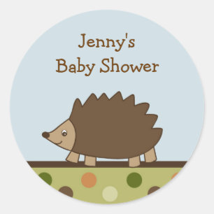 Woodland Forest Hedgehog Stickers Envelope Seals