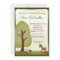 Woodland Forest Nature 5x7 Baby Shower Invitation
