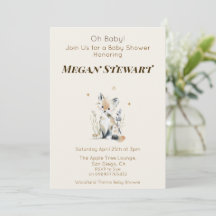 Woodland Fox Baby Shower 