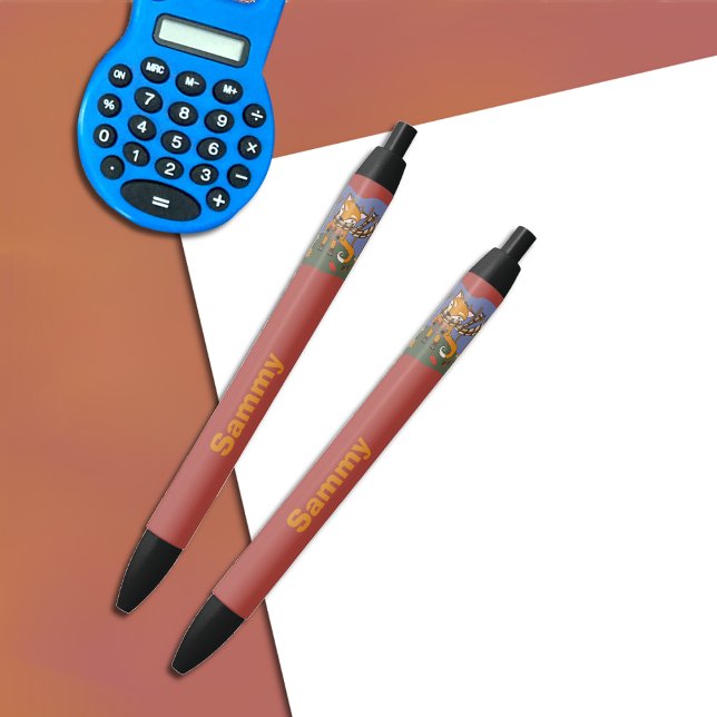 Woodland fox kid pen with name (Creator Uploaded)