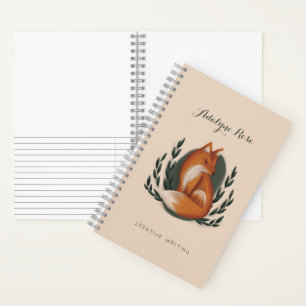Woodland Fox Nursery Animal Notebook