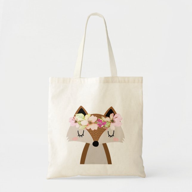 Woodland Fox tote bag (Front)