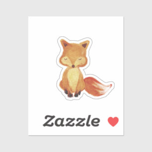 Woodland Fox Watercolor