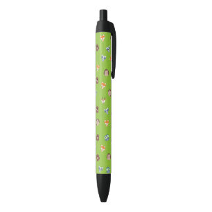 Woodland Friends - Fox Bear Racoon Hedgehog Deer Black Ink Pen
