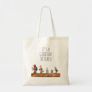 Woodland Friends Teach  Tote Bag