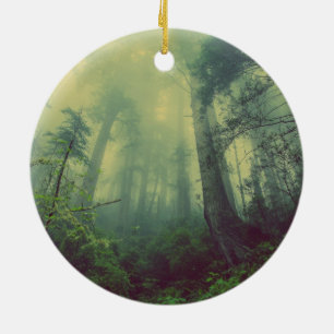 Woodland From Below Ceramic Ornament