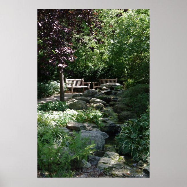 Woodland Glade Sitting area Poster (Front)