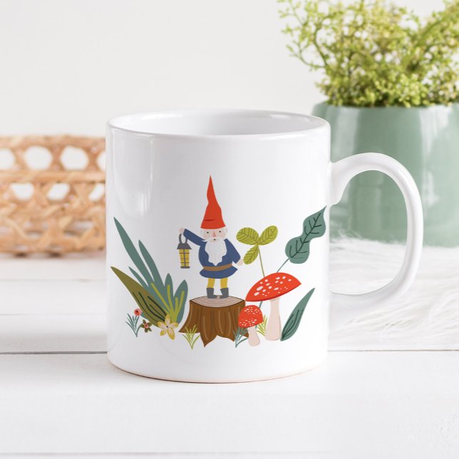 Woodland Gnome Two-Tone Coffee Mug (Creator Uploaded)
