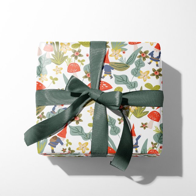 Woodland Gnomes Wrapping Paper (Creator Uploaded)