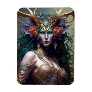 Woodland Goddess Fantasy Art Magnet