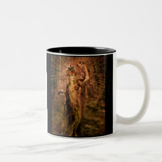 Woodland Goddess Two-Tone Coffee Mug