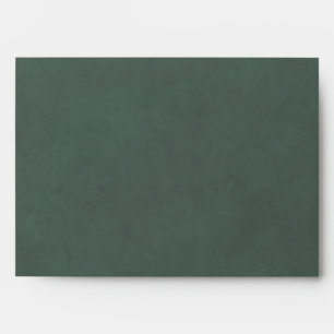 Woodland Green Custom Watercolor Envelope