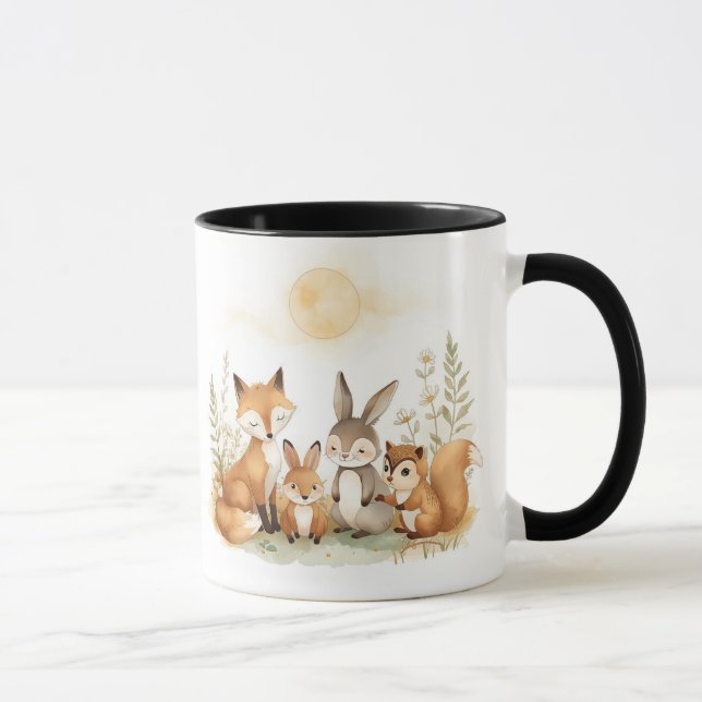 Woodland Harmony Mug – Cosy Kind_Ones Forest Art (Right)