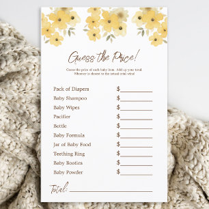 Woodland Hedgehog Baby Shower Price Guess