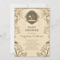 Woodland Hedgehog Boys Storybook Baby Shower 