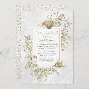 Woodland Hedgehog   Forest Baby Shower By Mail