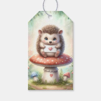Woodland Hedgehog Gift Tag