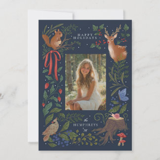 woodland holidays | greeting card christmas