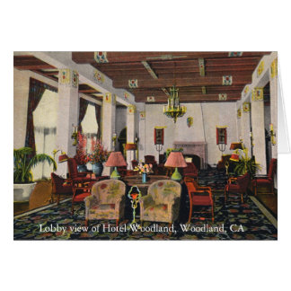 Woodland Hotel - card